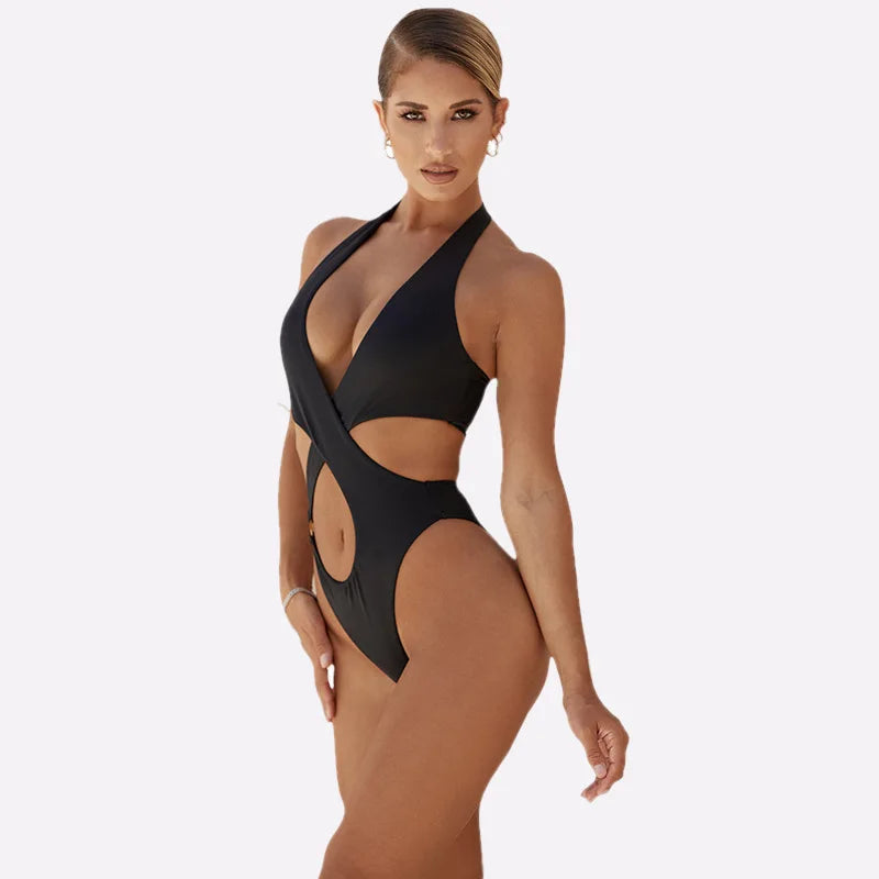 Sexy One Piece Micro Bikinis Set